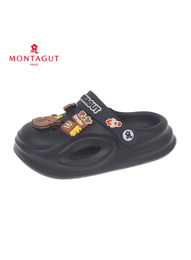Montagut صنادل كلوج للأولاد من مونتاجوت - نعال للأطفال من عمر 6-12 سنة، داخلية، غير قابلة للانزلاق، رياضية، شاطئية، مغلقة الأصابع - Image 5