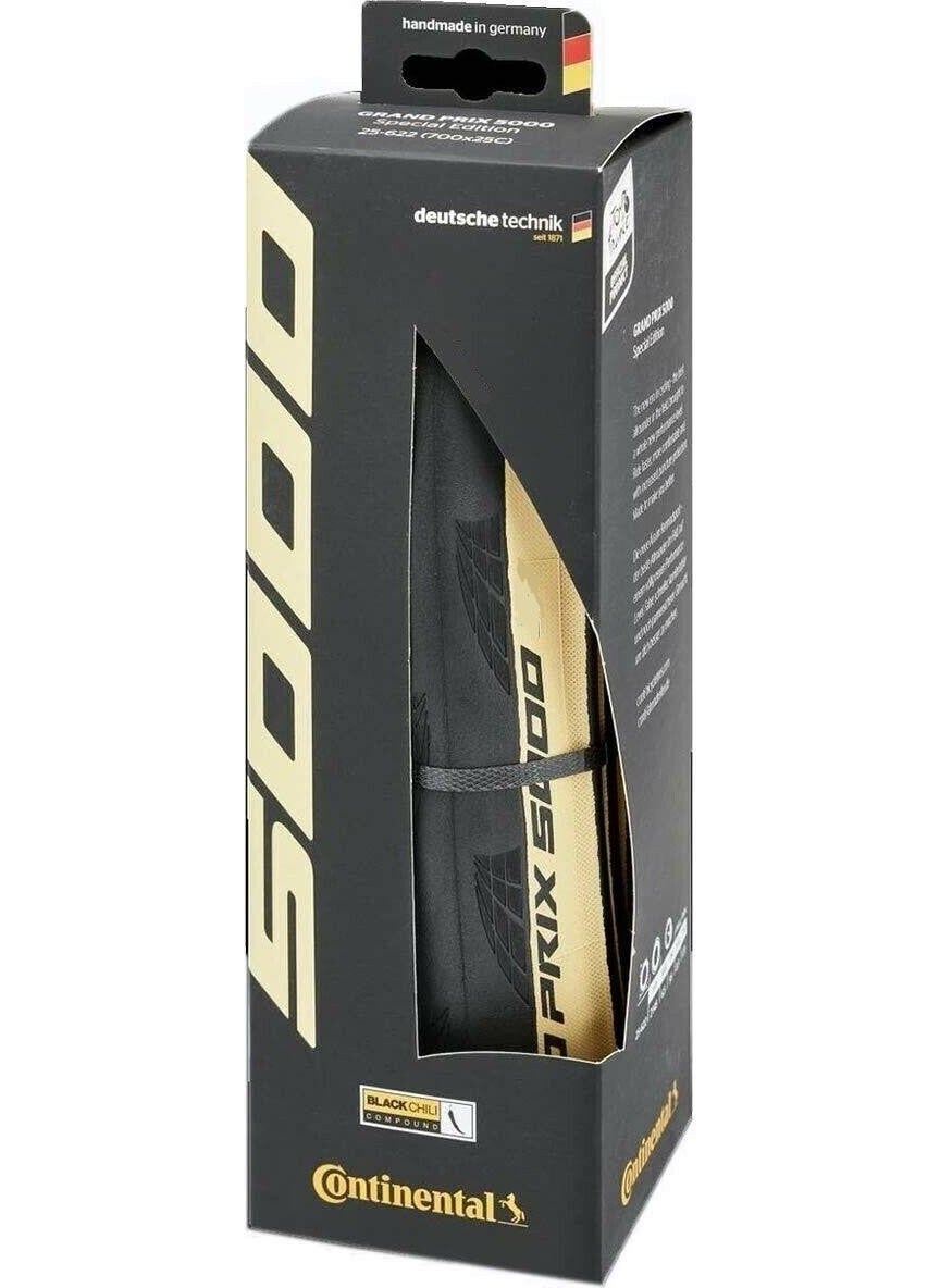 CONTINENTAL - Grandprix GP5000 700X28 Folding Tire - Black Cream - Image 1
