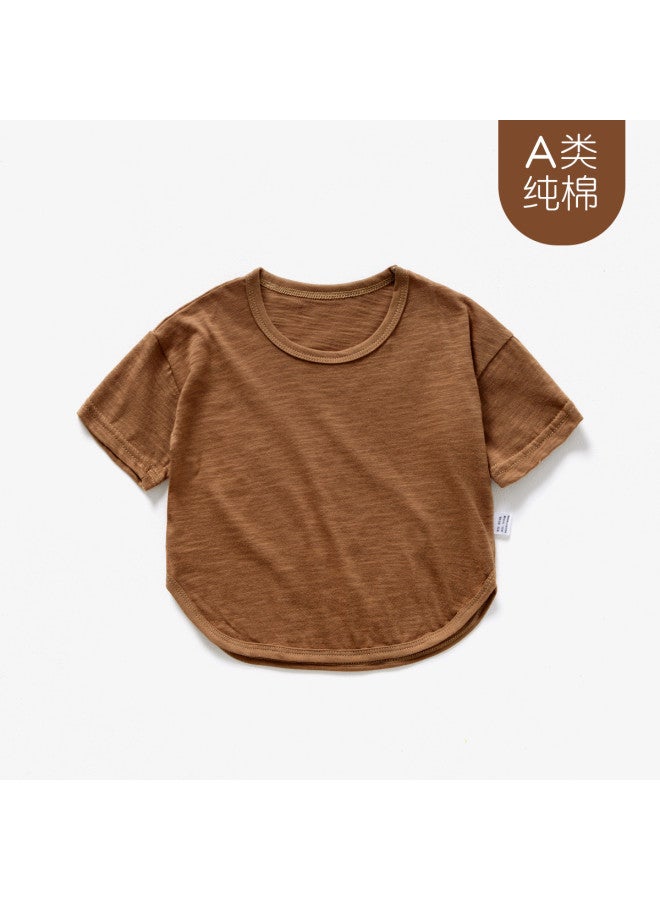 Doxiluka Baby Short Sleeve T-shirt Summer Thin Bamboo Cotton Infant Top Breathable Undershirt Half Sleeve Outfit For Newborns & Toddlers - Image 2