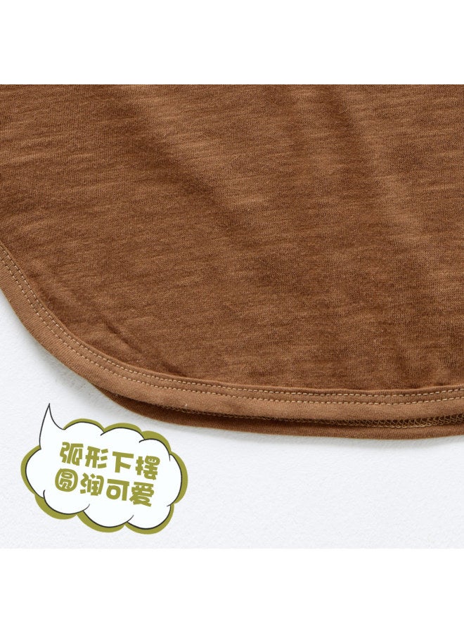 Doxiluka Baby Short Sleeve T-shirt Summer Thin Bamboo Cotton Infant Top Breathable Undershirt Half Sleeve Outfit For Newborns & Toddlers - Image 5