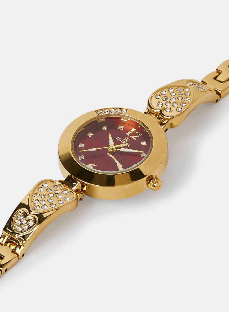 Maxel Women's Trendy Analog Wrist Watches MX36 - 28mm - Image 2