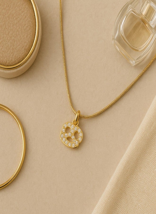 SALTY Anti Tarnish Zodiac Sign Pendant Necklace for Women Men | Stylish Locket Neck Chain | Latest Fashion Jewellery Accessories for Girls Boys | Minimal Jewelry | Ideal for Gifting - Taurus | Marriage, Birthday | Gift for Valentine Day - Image 5