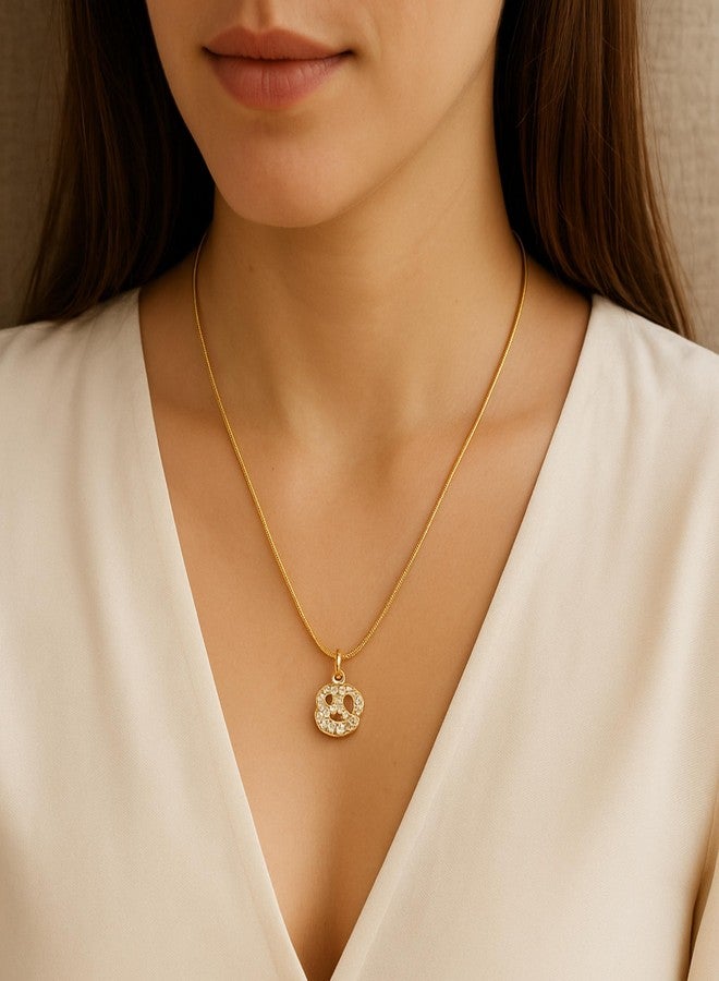 SALTY Anti Tarnish Zodiac Sign Pendant Necklace for Women Men | Stylish Locket Neck Chain | Latest Fashion Jewellery Accessories for Girls Boys | Minimal Jewelry | Ideal for Gifting - Taurus | Marriage, Birthday | Gift for Valentine Day - Image 4