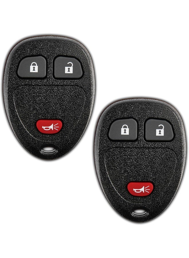 KeylessOption Keyless Entry Remote Control Car Key Fob Replacement for 15913420 (Pack of 2) - Image 1
