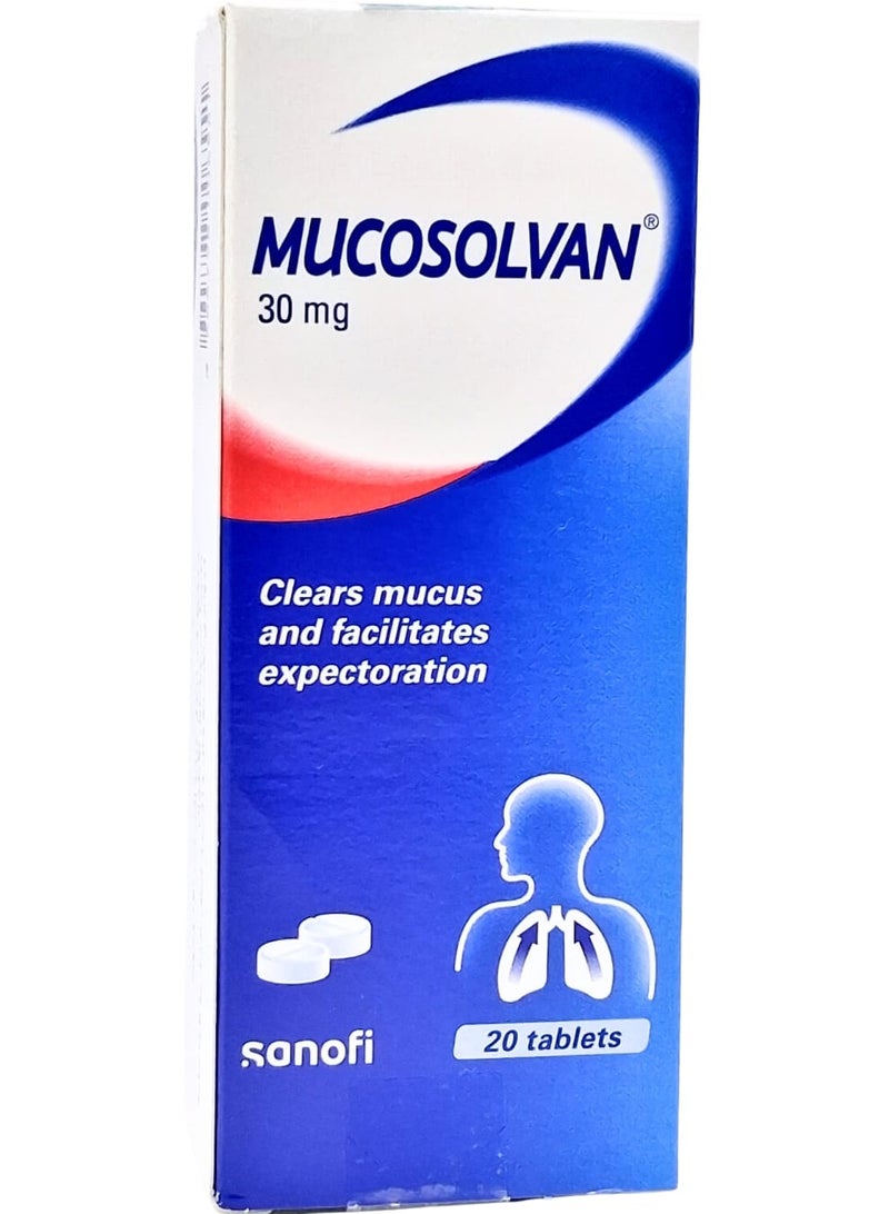 MUCOSOLVAN 30MG TAB 20'S - Image 1