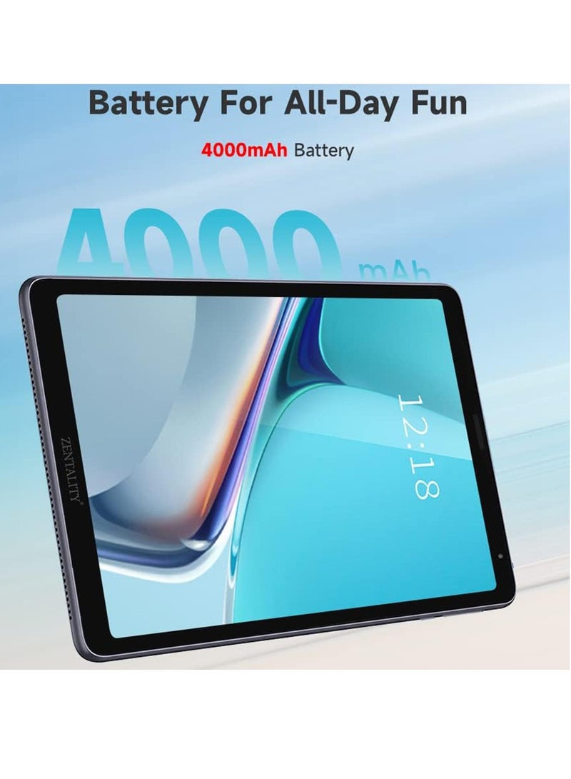 Zentality 4G LTE (Octa-Core) Android 11 Tablet with 8 Inches Display & 2GB RAM / 32GB Storage, Zentality C-704 - Grey - Image 3