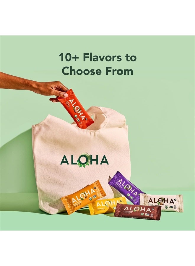 ALOHA Organic Plant Based Protein Bars, Chocolate Mint, 1.98 Oz (Pack of 12)  - Image 5