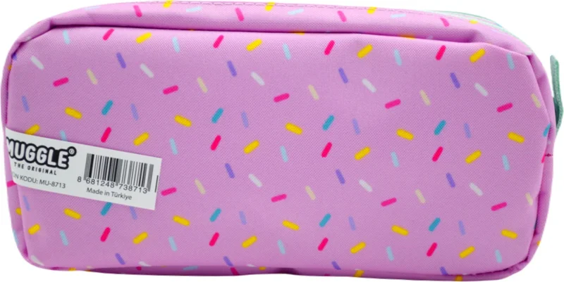 muggle Pink Ice Cream 2 Compartment Pen Holder Bag (MU-8713)