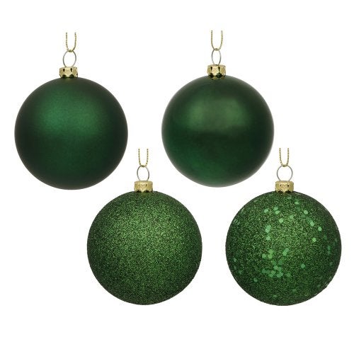 Vickerman Vickerman 275 Emerald 4 Finish Ball Ornament 20 per Box