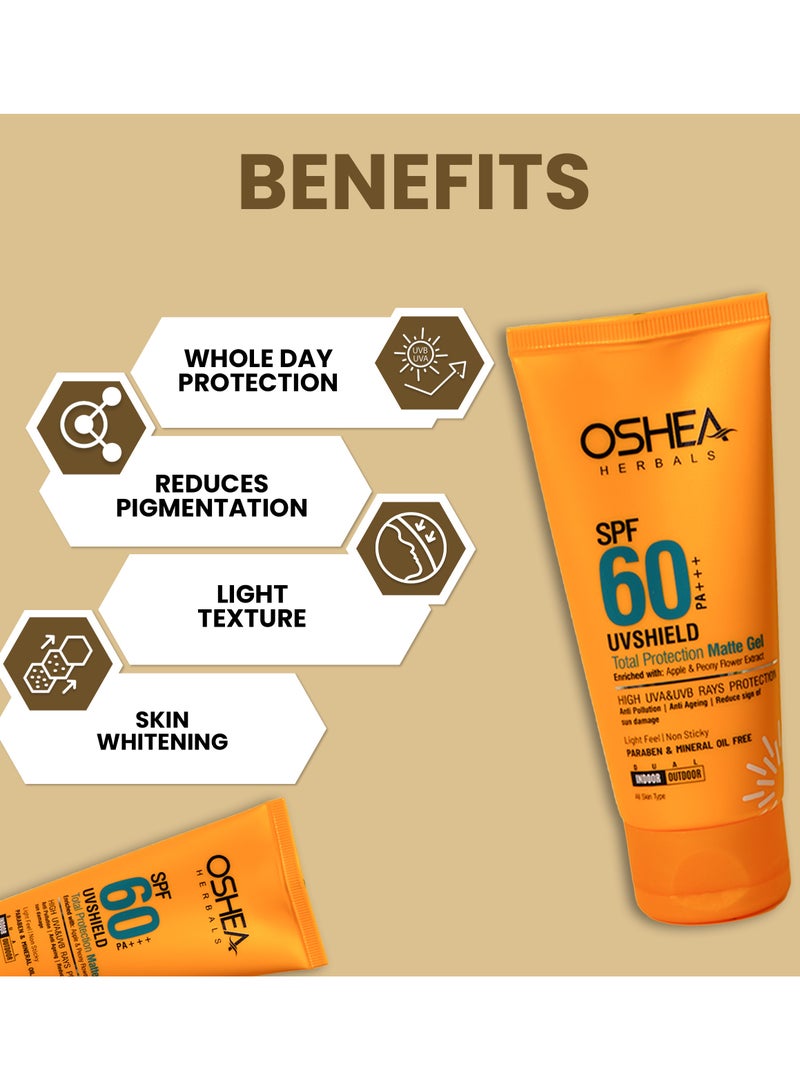 OSHEA Herbals UV Shield Sun Block Gel SPF 60 60 g - Image 2