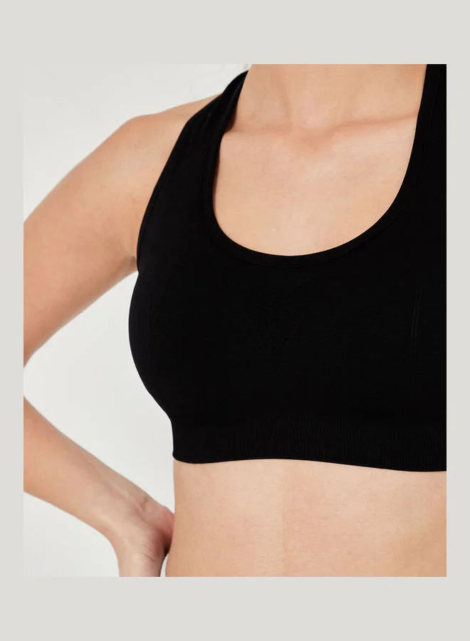 Styli Active Seamless Racerback Sports Bra