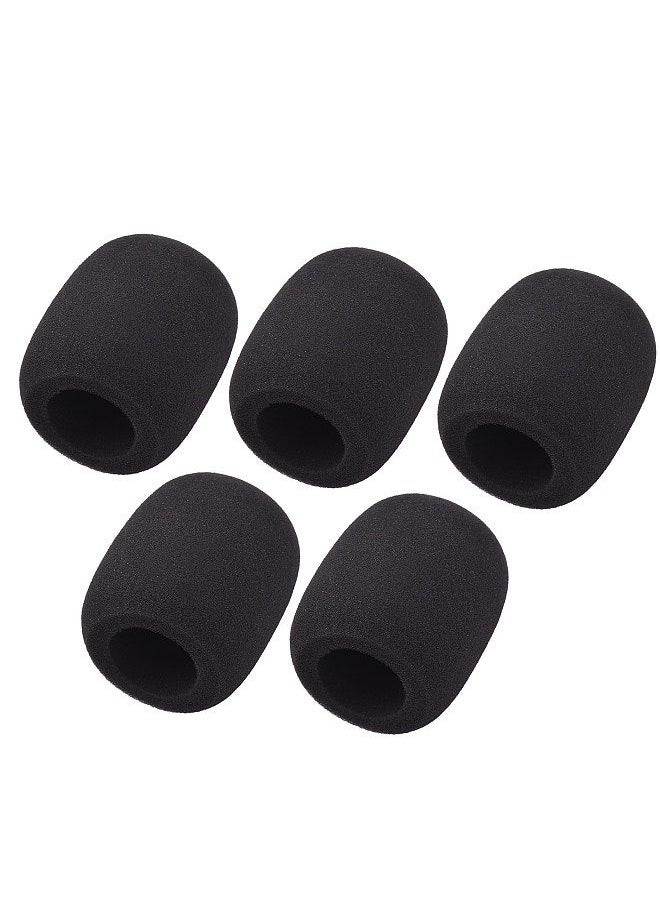 Generic - 5Pcs Microphone Foam Windshield Windscreen Noise Reduction Sponge Mic Cover for Handheld Condenser Microphone - Image 1