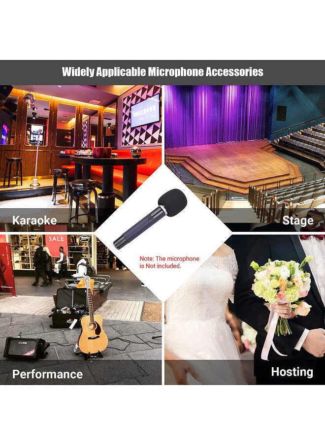 Generic - 5Pcs Microphone Foam Windshield Windscreen Noise Reduction Sponge Mic Cover for Handheld Condenser Microphone - Image 1