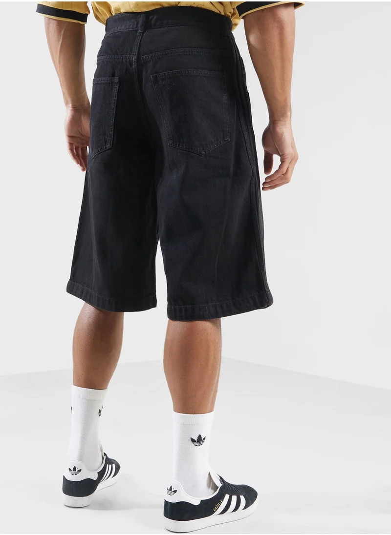 adidas Originals Flames Denim Shorts