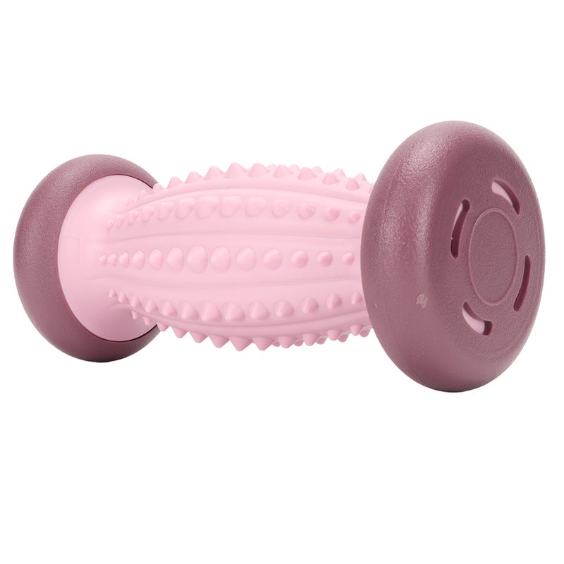 Foot Massage Roller Deep Massage Ergonomic ABS Foot Massager Tool Foot Roller Tool for Wrists Neck Pink Purple - Image 3