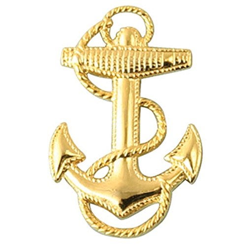 Mitchell Proffitt Navy Fouled Anchor Lapel Pin, 1.25 inch - Image 4