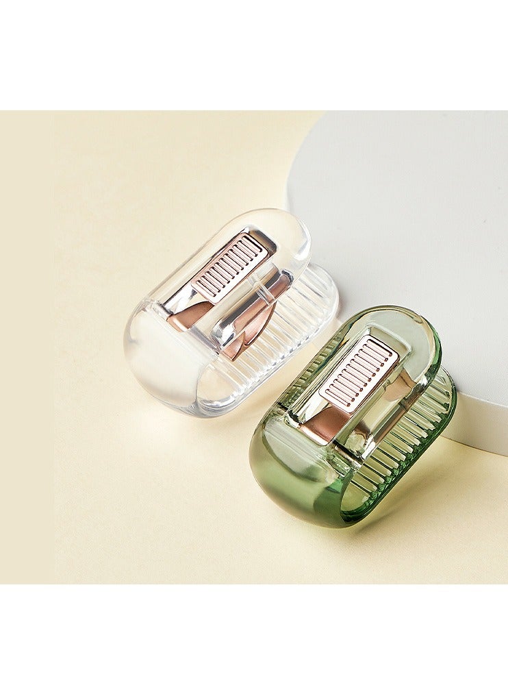 SYOSI Duvet Cover Clips Set of 12 Bedsheet Holding Clips for Bedding Quilt Fixer Quilt Fixing Clip No Pins Safety Plastic Quilt Anti-Movement Clip Firm and Not Easy to Fall Off Clear Green - Image 2