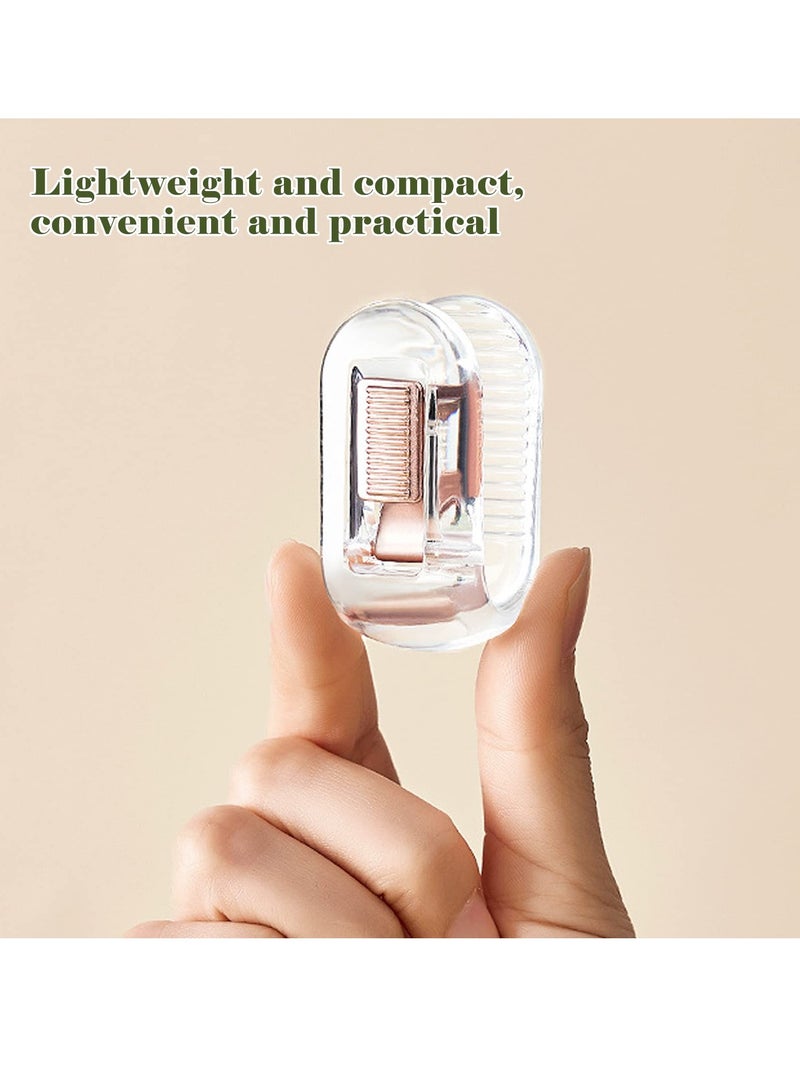 SYOSI Duvet Cover Clips Set of 12 Bedsheet Holding Clips for Bedding Quilt Fixer Quilt Fixing Clip No Pins Safety Plastic Quilt Anti-Movement Clip Firm and Not Easy to Fall Off Clear Green - Image 3