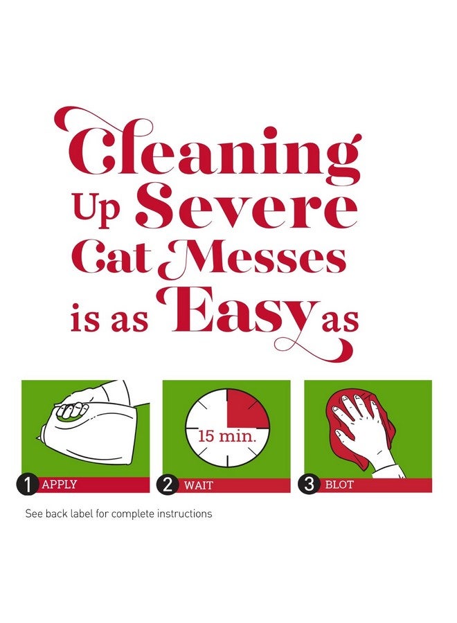 Nature's Miracle Nature’S Miracle Advanced Stain And Odor Eliminator Cat, For Severe Cat Messes - Image 4