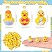 GGSTDDUP 60pcs Summer Beach Resin Ducks Funny Tiny Ducks for Hiding Miniature Duck Toy Figurines Novelty Summer Beach Swimming Pool Cruise Party Favors Gift Decoration 3 Styles - Image 4
