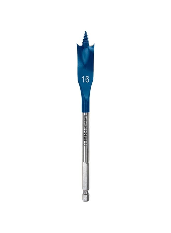 BOSCH Expert Self-Cut Speed Spade Drill Bit Silver and Blue 16 x 152mm JE2 608 900 315  - Image 1