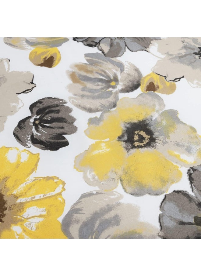 Lush Decor Lush Decor Leah Soft 6 Piece Sheet Set, Queen, Yellow & Gray  - Image 4