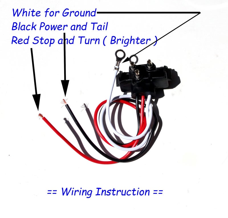 AutoSmart 4" Round LED Stop Turn Tail Light Includes Pair Light Red Lens, Grommet, Plug For Truck Trailer - Image 4