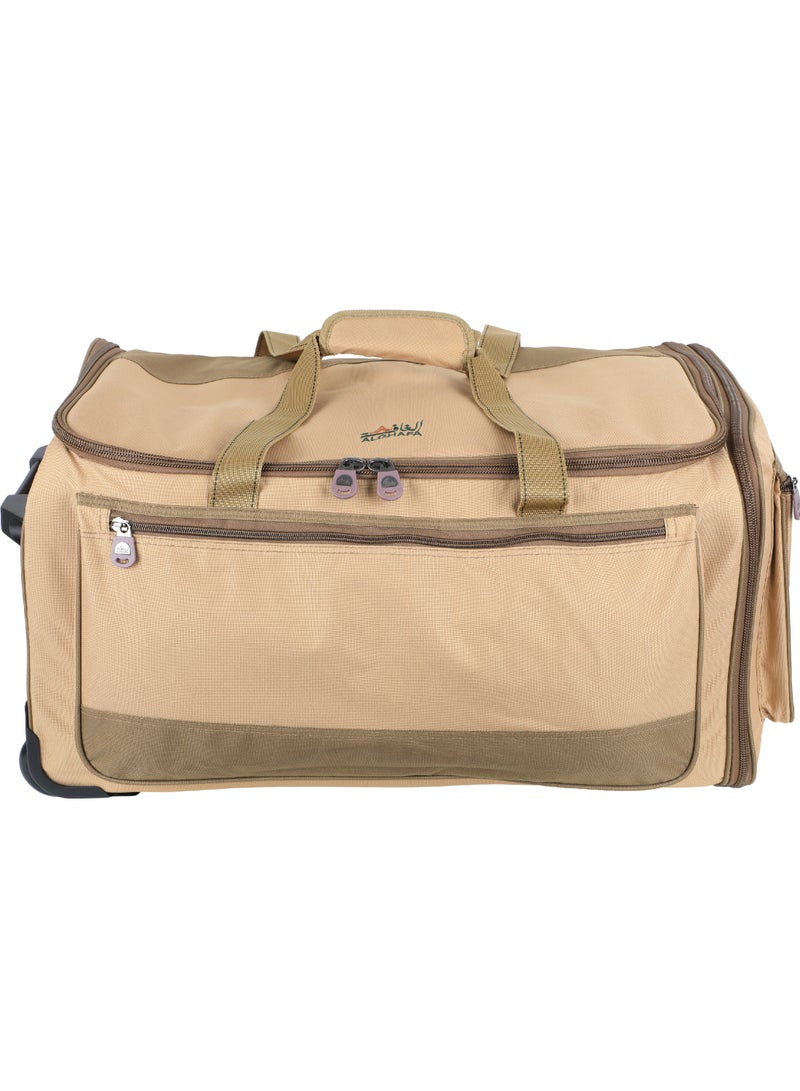 ALGHAFA Khaki Camping Bag Large - Image 2