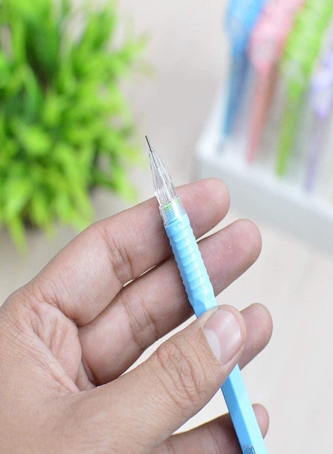 Peeplvalue مجموعة أقلام رصاص ملونة من بيبل فاليو، 12 قلمًا بتصميم يونيكورن (6 أقلام بمراوح في الأعلى + 6 أقلام بصافرة)، للبنات، بأغطية مطاطية بتصميم يونيكورن، متعددة الألوان، هدية مثالية لجميع الأعمار في أعياد الميلاد. - Image 4