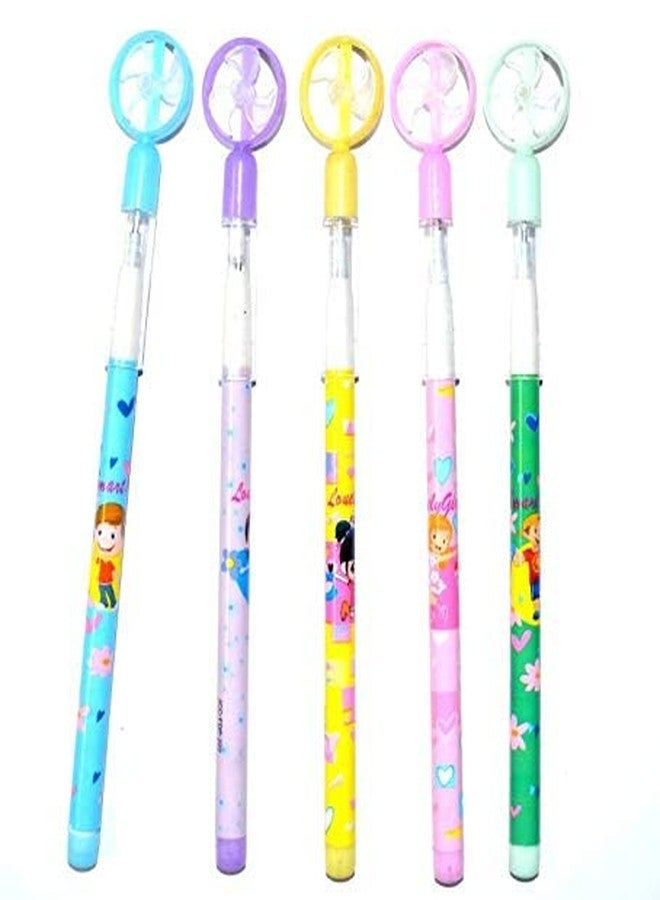 Peeplvalue مجموعة أقلام رصاص ملونة من بيبل فاليو، 12 قلمًا بتصميم يونيكورن (6 أقلام بمراوح في الأعلى + 6 أقلام بصافرة)، للبنات، بأغطية مطاطية بتصميم يونيكورن، متعددة الألوان، هدية مثالية لجميع الأعمار في أعياد الميلاد. - Image 1