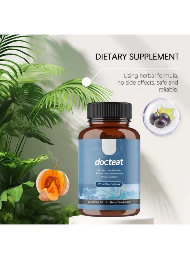 docteat Prostate Complex Dietary Supplement 60 Capsules - Image 2