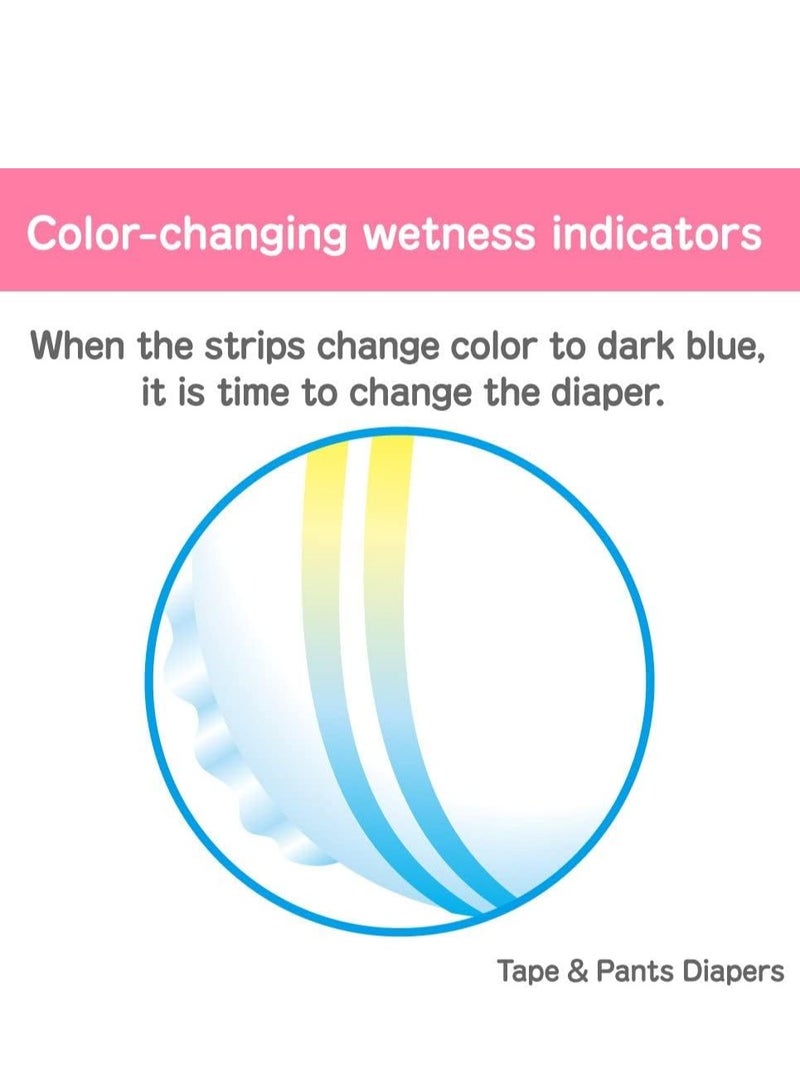 Merries Japanese Diapers Pants XL 12-22 Kg  38 Pieces - Image 5