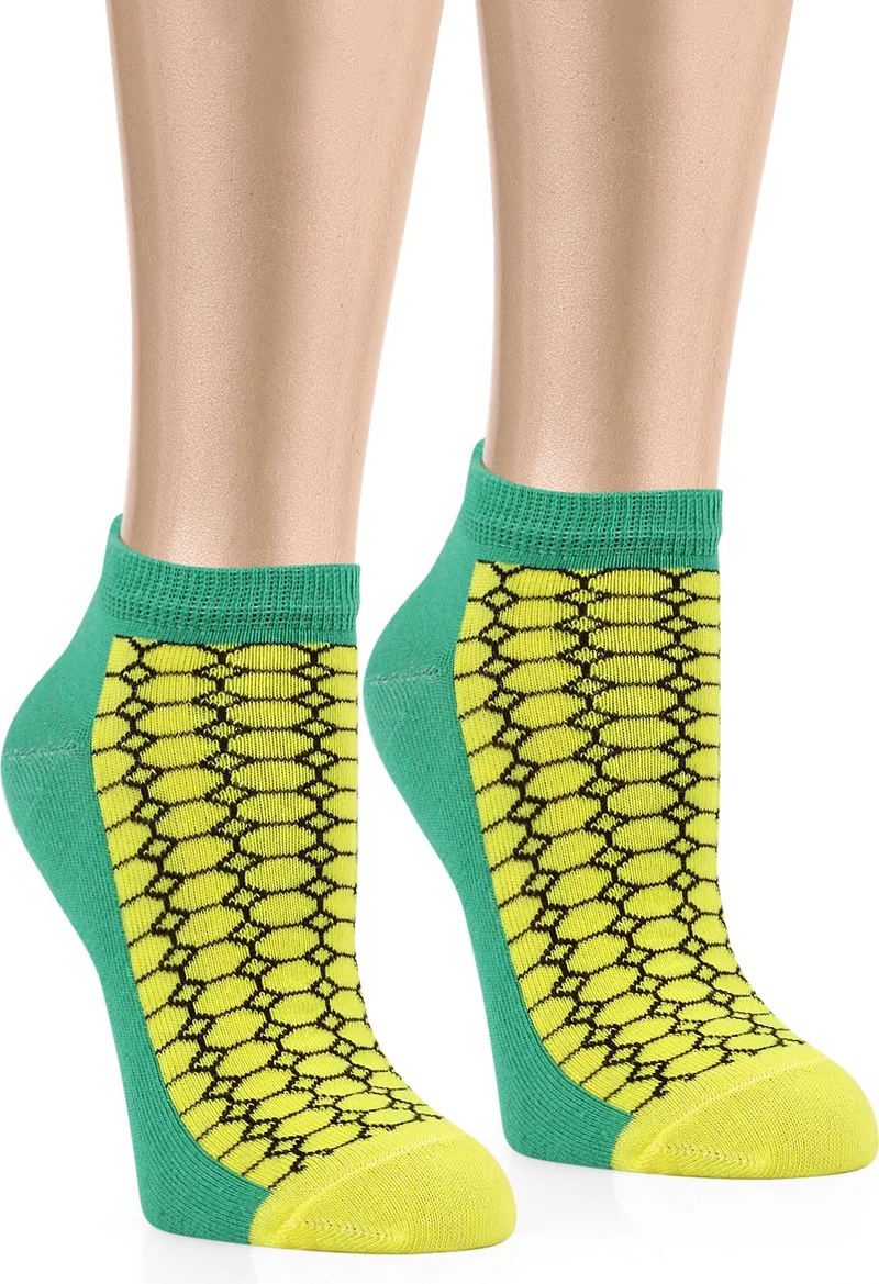 Ozzy Socks 5 Pairs of Fun Patterns Women's Booties Socks OZZYP005