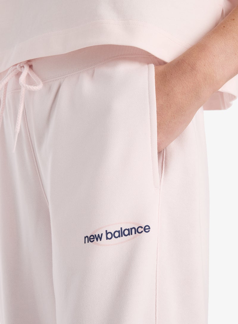 New Balance French Terry Graphic Joggers - Image 3