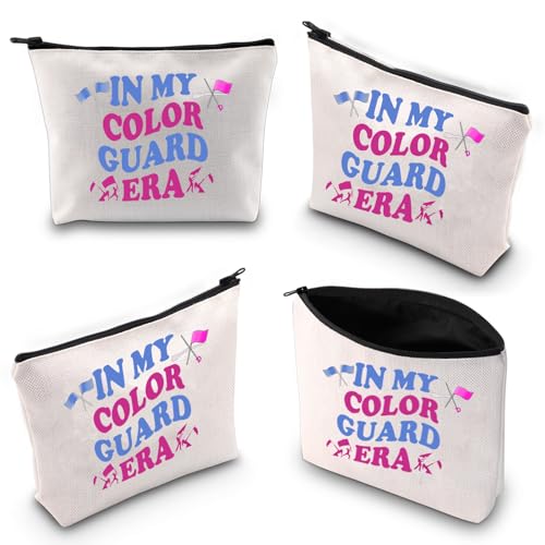 XYANFA Color Guard Makeup Bag Flag Girl Gift Senior Color Guard Gift Birthday Zipper Pouch In My Color Guard Era Color Guard Mom Gift (IN MY COLOR GUARD) - Image 5