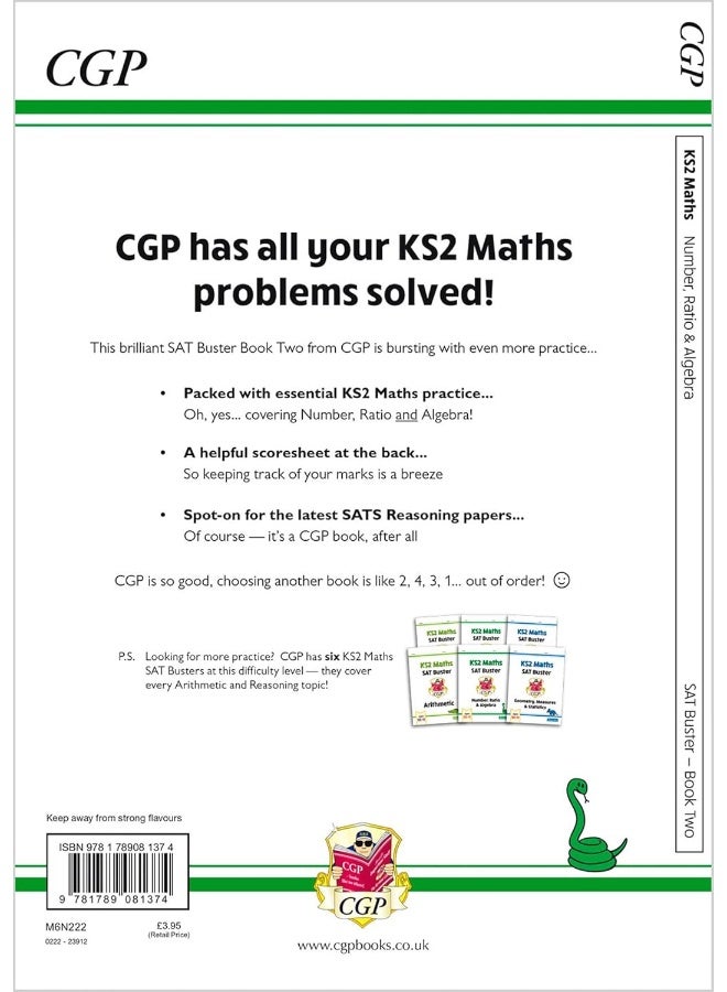 KS2 Maths SAT Buster: Number, Ratio & Algebra - Book 2 (for the 2022 tests) - Image 2