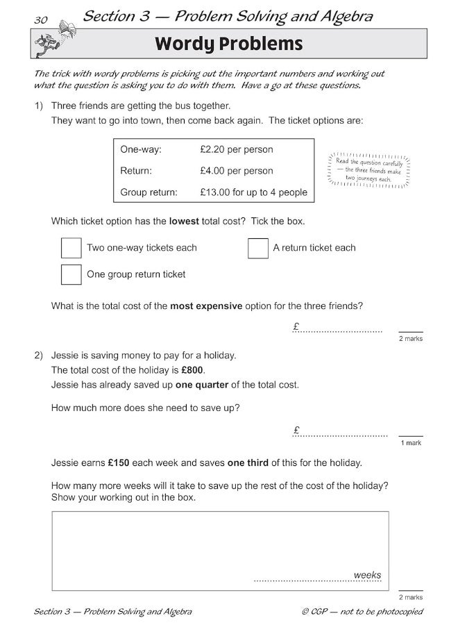 KS2 Maths SAT Buster: Number, Ratio & Algebra - Book 2 (for the 2022 tests) - Image 4