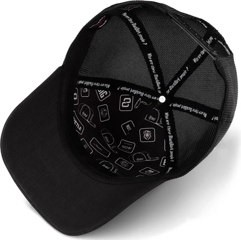 بلاك بورك Blackbörk V2 Trucker Limited Edition - 1 Black Cordura Fabric Hat (Cap) with Code Logo
