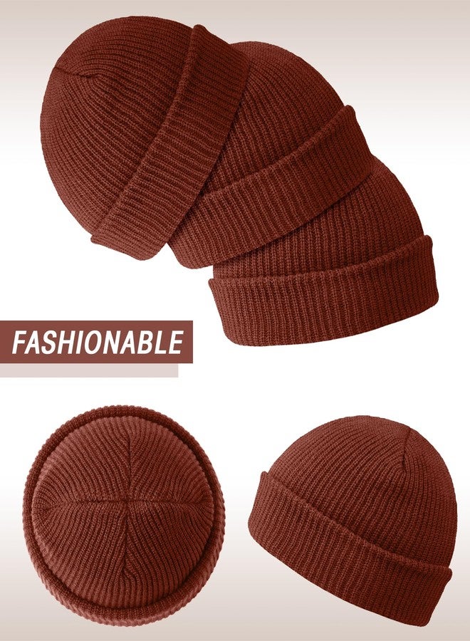 زانماي مجموعة زانماي من 12 قبعة شتوية صغيرة محبوكة دافئة للرجال والنساء (أسود، رمادي، بني) - Image 5