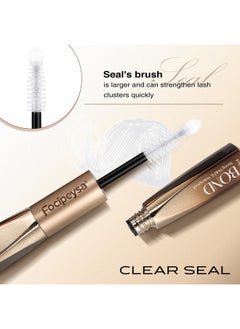 Focipeysa Lash Bond And Seal Waterproof Lash Cluster Glue For Eyelash Extensions 10Ml Bond And Seal Lash Glue 2-In-1 Strong Hold Individual Lash Glue Mascara For Personal Makeup Use At Home  - Image 3