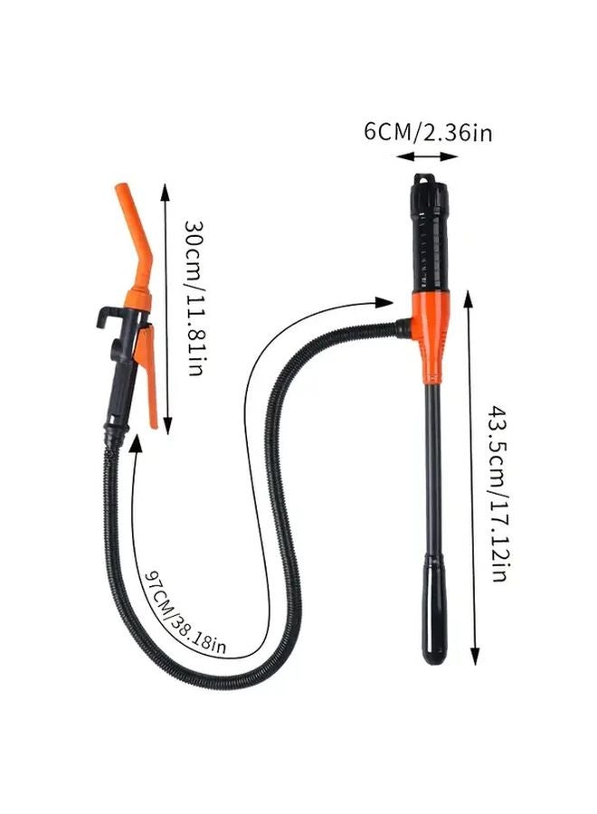 Portable Manual Liquid Transfer Pump For Car Oil Fuel Gas And Cooking Oil - Image 3