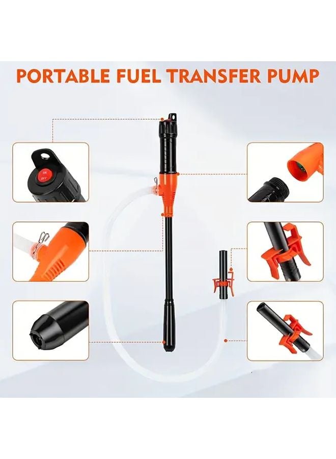 Portable Manual Liquid Transfer Pump For Car Oil Fuel Gas And Cooking Oil - Image 4