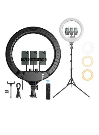 Selfie Ring light 18 inch with Tripod Stand And Photographic Lamp with 3 Mobile Holder - pzsku/Z7922CD456D3D8FE37A26Z/45/_/1720013605/3812dcf0-c2e9-4f65-b297-21a5e6880fbb