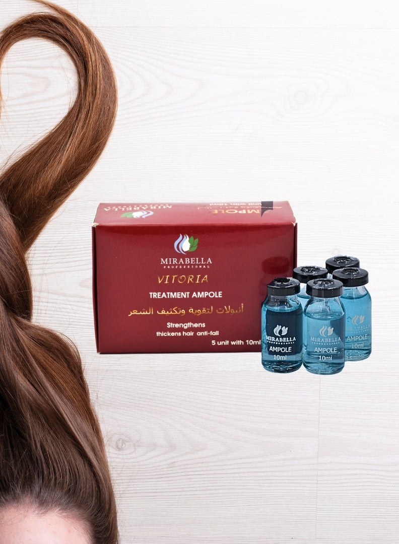 Mirabella Vitoria Treatment Ampole For Strengthens Thickens Hair and anti Fall - Image 4