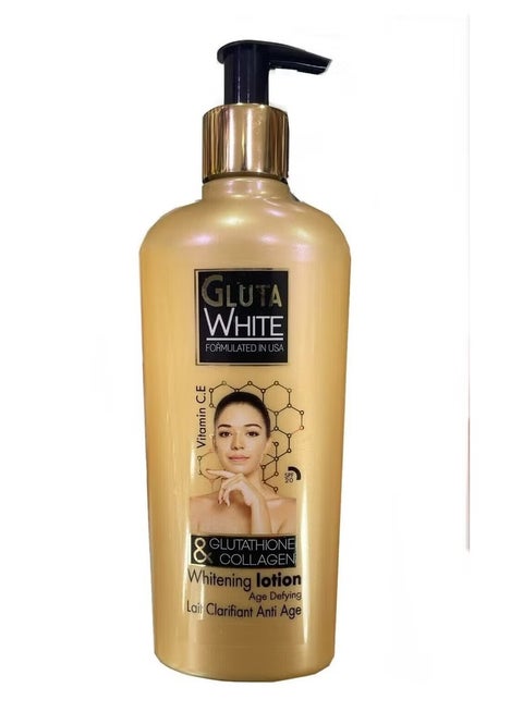 Gluta White Glutathione & Collagen Whitening Body Lotion 250ml | Best Price Bahrain