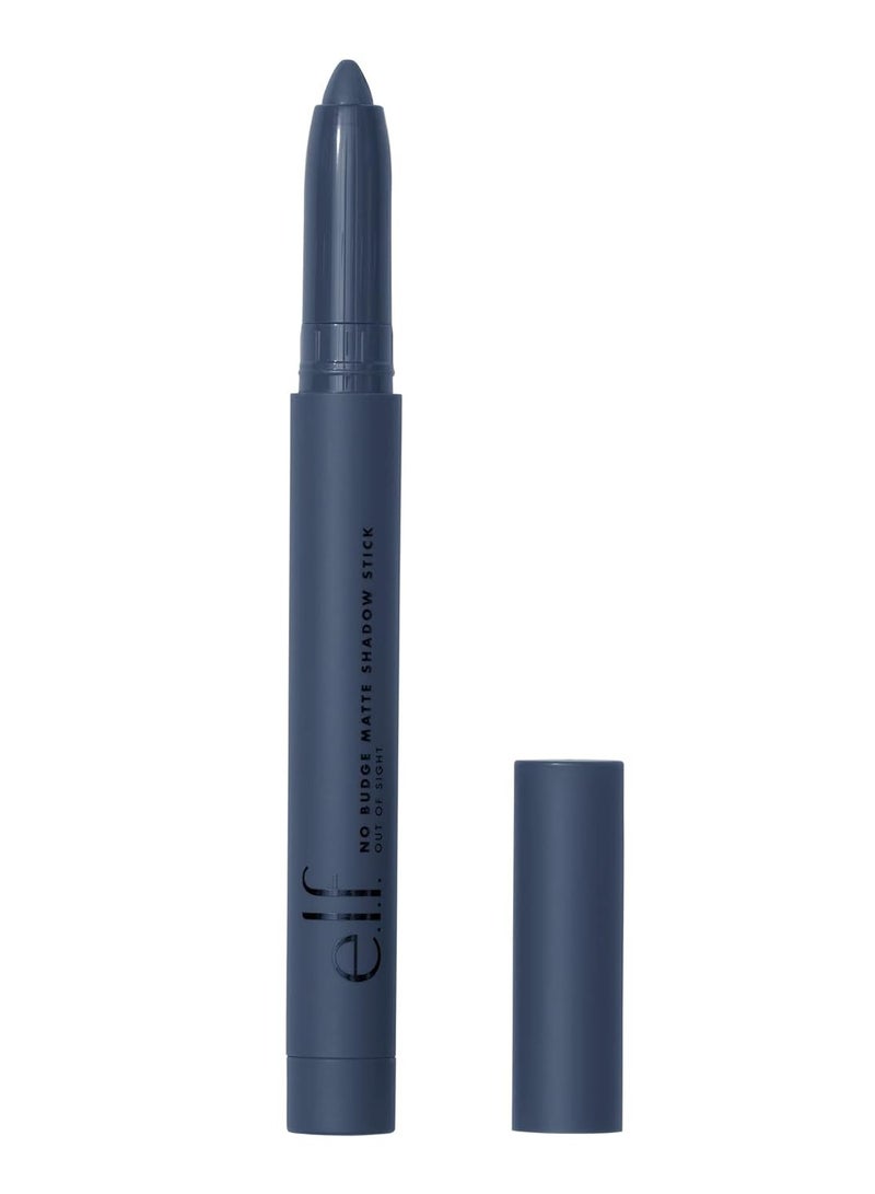 elf no budge matte shadow stick one-swipe cream eyeshadow long-wear crease resistant matte finish out of sight - Image 2