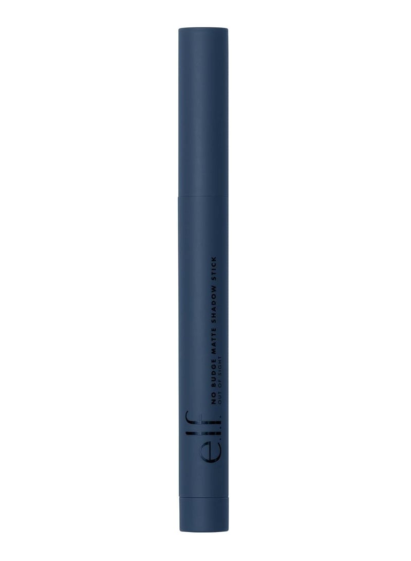 elf no budge matte shadow stick one-swipe cream eyeshadow long-wear crease resistant matte finish out of sight - Image 1