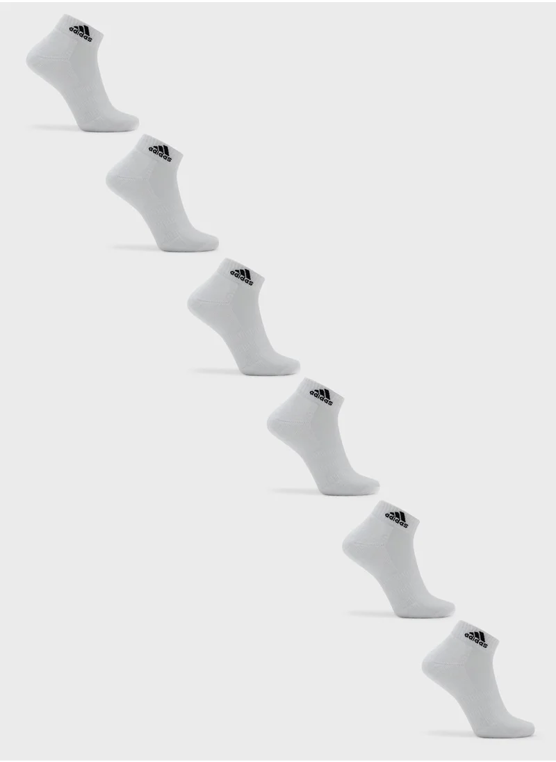 Adidas 6 Pair Ankle Socks