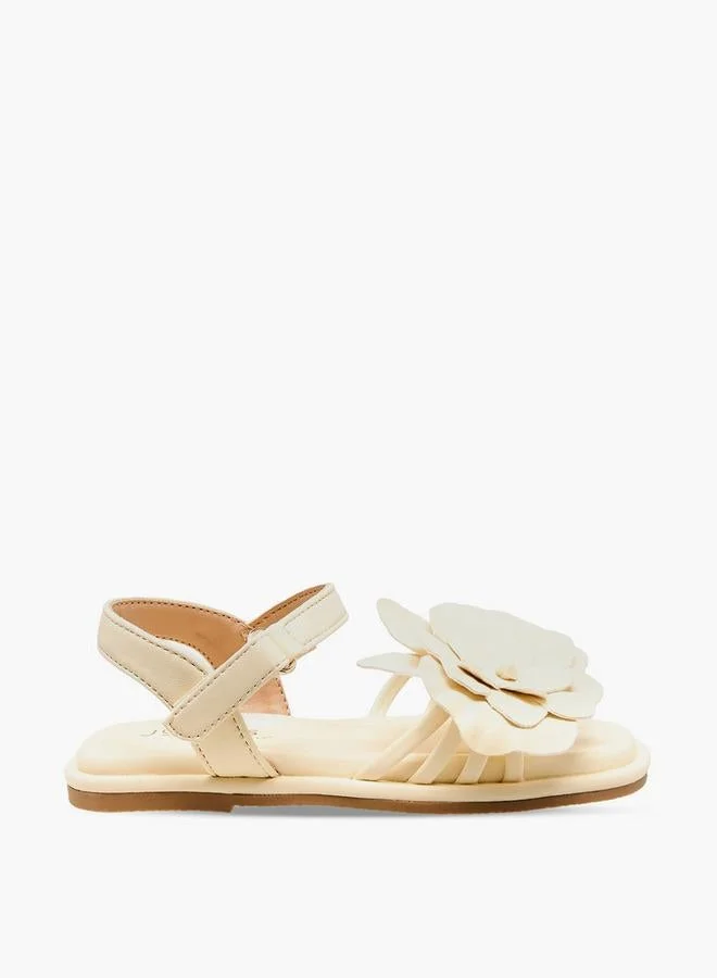 JUNIORS Girls Hook & Loop Sandals