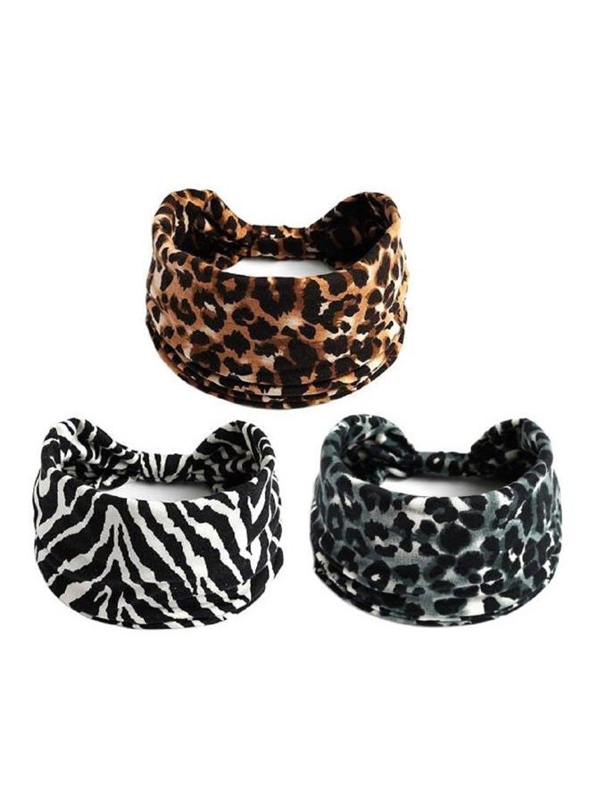 K-Elewon 3 Pack Women Wide Elastic Head Wrap Headband Sports yoga Hair Band SK02-03 - Image 1